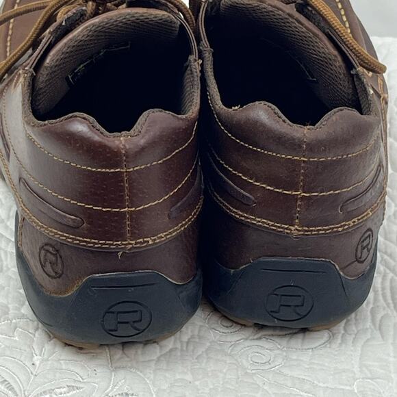 Roper Men's Size 8 Brown Leather Lace-Up Shoes – Casual & Dress Comfortable - Picture 7 of 10